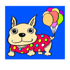 フレンチブルドックの福ちゃん-お返事編-