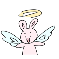 かあいいうさぎさんすたんぷ