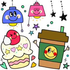 大人かわいい♥ビビッドスタンプ３