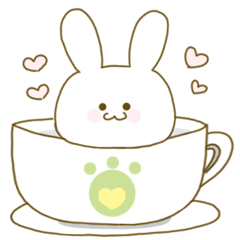 まめうさの日常スタンプ