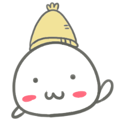 ニット帽アザラシ