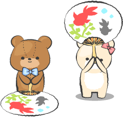 程よく可愛い、夏にやさしいスタンプ