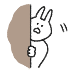 シンプルうさぎ。2