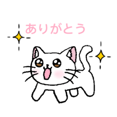 こねこのシンプルスタンプ