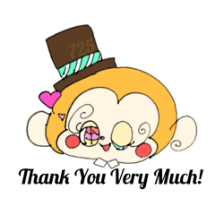 フジ&チナ キャラクターズスタンプ