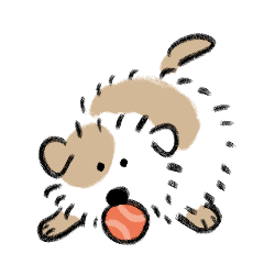 元気に動くね　ぱやぱや犬(ドッグ)