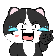 Baby Tuxedo Cat 11 : Pop-up stickers