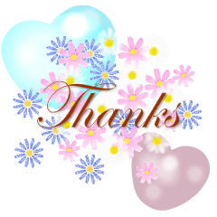 一筆箋　花の大人きれいめビッグスタンプ