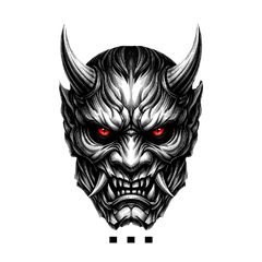 鬼リアクションスタンプ（ダーク系）