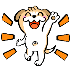 毎日使える♪たれ耳わんこ平蔵くん