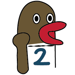 ヤンバルクイーナ66号のスタンプ2