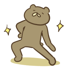 気の抜けたクマ