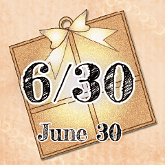 6月30日記念日BIGスタンプ