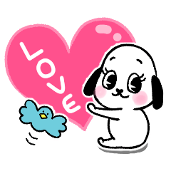 わんこスタンプ ～ 大好き編