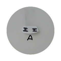 エくんとアルファベットのスタンプ