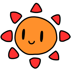 あしたてんきにごあいさつ