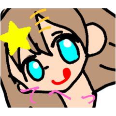 可愛く反省スタンプ