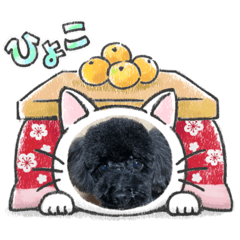 ごえもんワンコ　冬ほっこり♡スタンプ