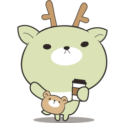 くまころフレンズ＊ゆるっと敬語＊シカくん