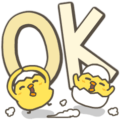 うごく！ひよこがいっぱい 毎日スタンプ