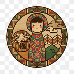 ほっこり木彫りメッセージ