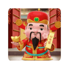 AI漫画財神スタンプ