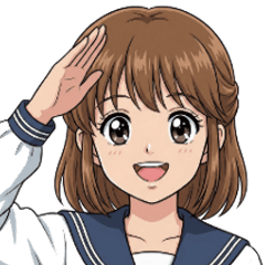 日本のお名前スタンプ「陽葵（ひまり）」