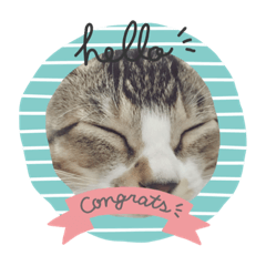 メイ、スタンプになった！