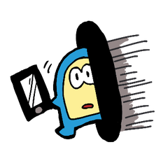 猪突猛進スタンプ