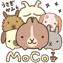 ふきだし付♪ うさぎかふぇ『MoCo』