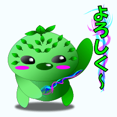 葉っぱの妖精　フランちゃん