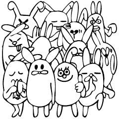 うさぎーランド　50音編