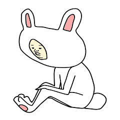 着ぐるみ先輩３(ウサギ編）