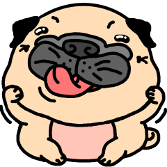 Joy's Pug World (Animated Stickers)