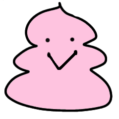 カラフルうんこのスタンプ