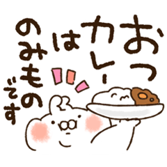 動く♡ねことうさぎのデブ♡冬入り♡