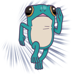 動き出す！カエルのメメ太くん