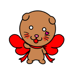 ハートぼくろネコ