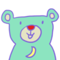 敬語を話すつきのわぐまと仲間たちスタンプ