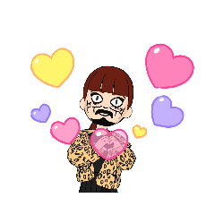 こわキモおじさんのスタンプ