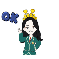 韓国女子の可愛いすぎるスタンプ