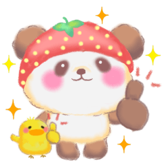 いちごぱんださん