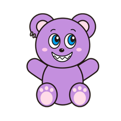 ポップパンクベアのスタンプ