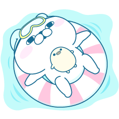 うさぎ１００％ 夏のパステル