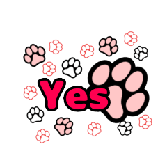 毎日使える肉球いっぱいスタンプ〈英語〉