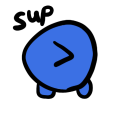 ベリーブルー（英語スタンプ）