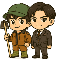 男性　日常のスタンプ