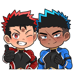 少年ヒーロースタンプ