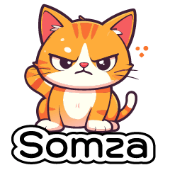 タイトル: ソムザーのツッコミ猫