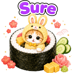 飛び出す♡きぐるみ猫の英語スタンプ 13